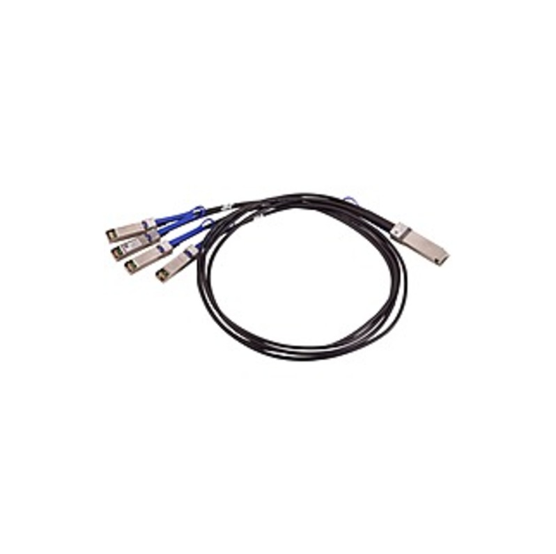 Mellanox LinkX QSFP28/SFP28 Network Cable - 8.20 ft QSFP28/SFP28 Network Cable for Network Device - First End: 1 x QSFP28 Male Network - Second End: 4