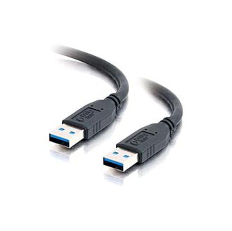 C2G 3m USB 3.0 A Male to A Male Cable (9.8ft) - 9.84 ft USB Data Transfer Cable - First End: 1 x Type A Male USB - Second End: 1 x Type A Male USB - S