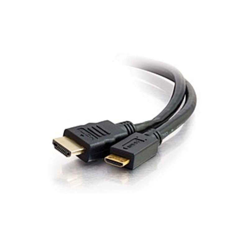C2G 6ft High Speed HDMI to HDMI Mini Cable with Ethernet - 6 ft HDMI A/V Cable for Audio/Video Device - First End: 1 x HDMI Male Digital Audio/Video -