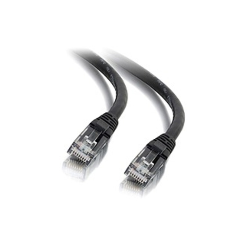 C2G 15ft Cat6 Snagless Unshielded (UTP) Network Patch Ethernet Cable-Black - Category 6 for Network Device - RJ-45 Male - RJ-45 Male - 15ft - Black