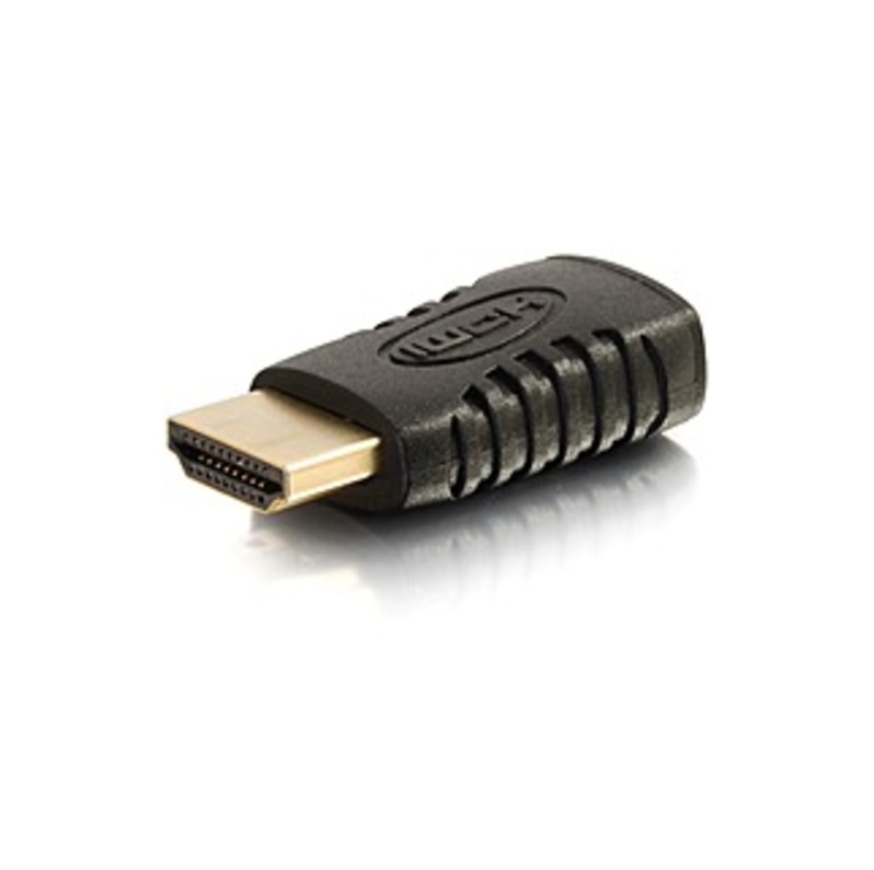 C2G HDMI Mini Female to HDMI Male Adapter - 1 x HDMI Male Digital Audio/Video - 1 x HDMI (Mini Type C) Female Digital Audio/Video - Black