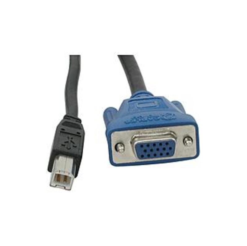 C2G 10ft USB 2.0 + SXGA KVM Cable - 10ft - Black