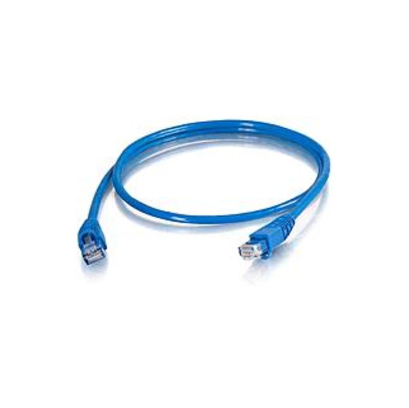 C2G-3ft Cat5e Snagless Unshielded (UTP) Network Patch Cable (TAA Compliant) - Blue - Category 5e for Network Device - RJ-45 Male - RJ-45 Male - TAA Co