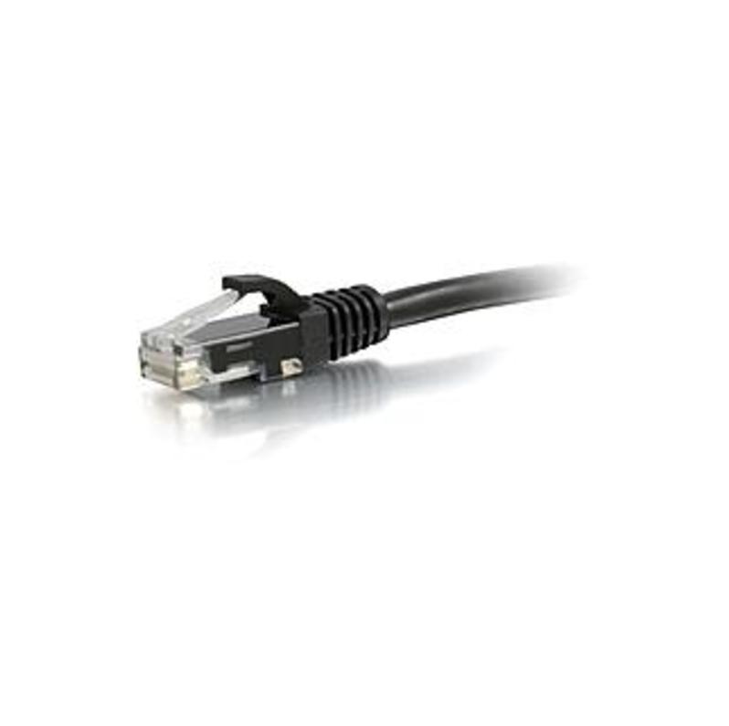 C2G-35ft Cat5e Snagless Unshielded (UTP) Network Patch Cable - Black - Category 5e for Network Device - RJ-45 Male - RJ-45 Male - 35ft - Black