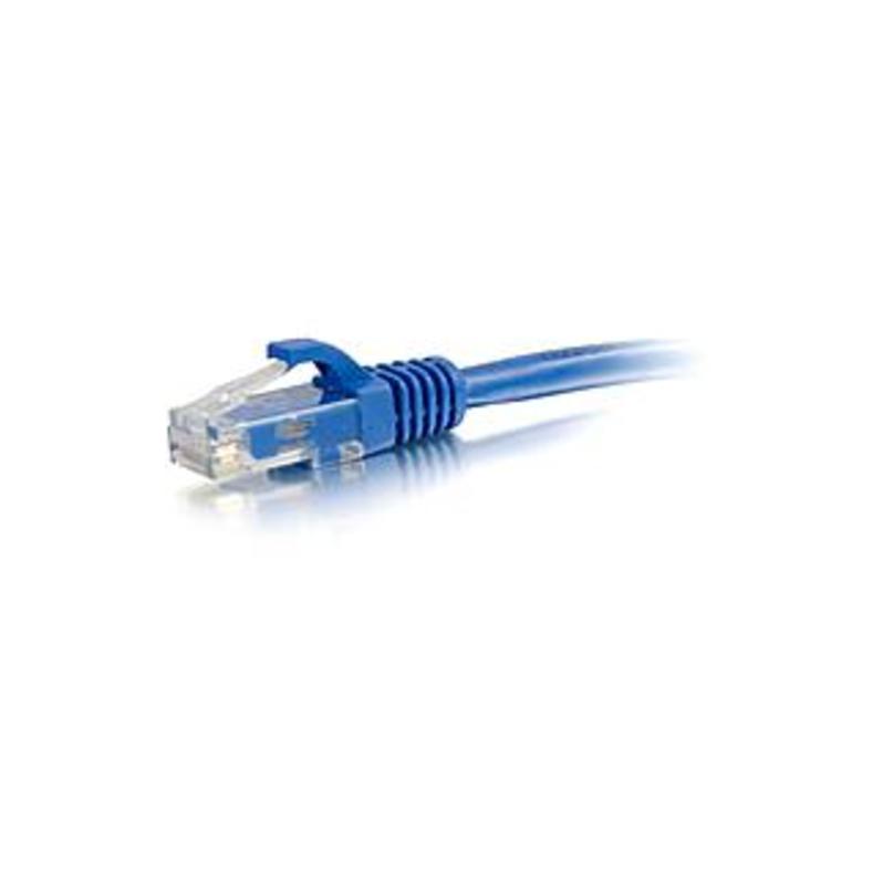 C2G-35ft Cat5e Snagless Unshielded (UTP) Network Patch Cable - Blue - Category 5e for Network Device - RJ-45 Male - RJ-45 Male - 35ft - Blue