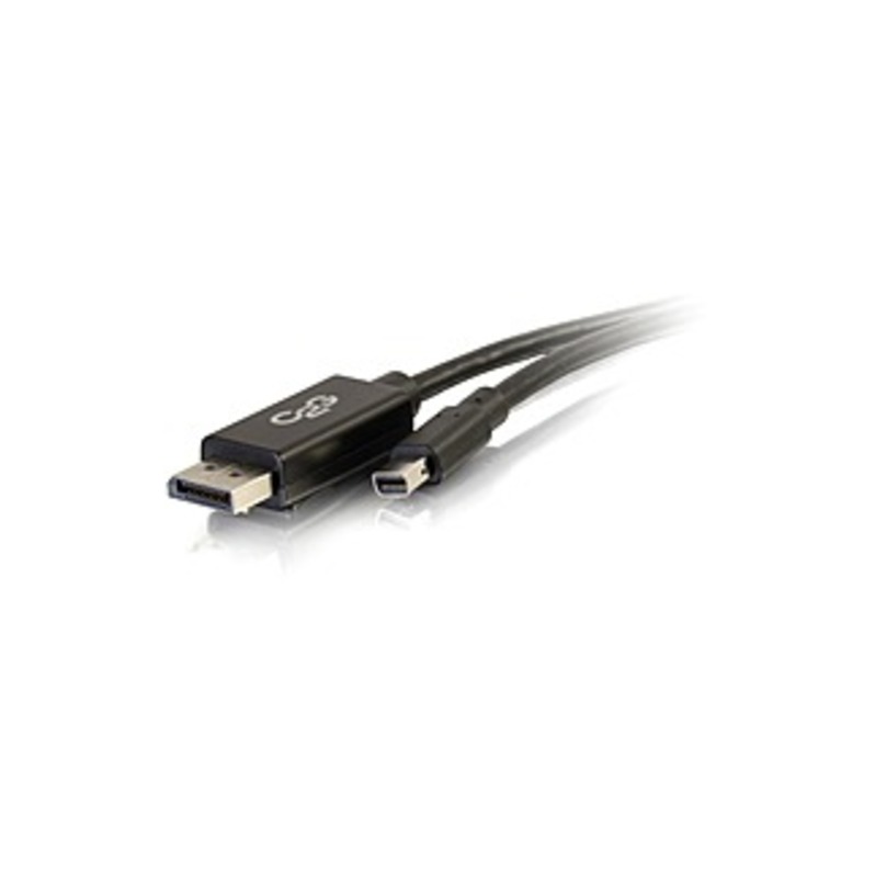C2G 3ft Mini DisplayPort to DisplayPort Adapter Cable - 4K - 8K - UHD - DisplayPort/Mini DisplayPort for Audio/Video Device - 3 ft - 1 x Mini DisplayP