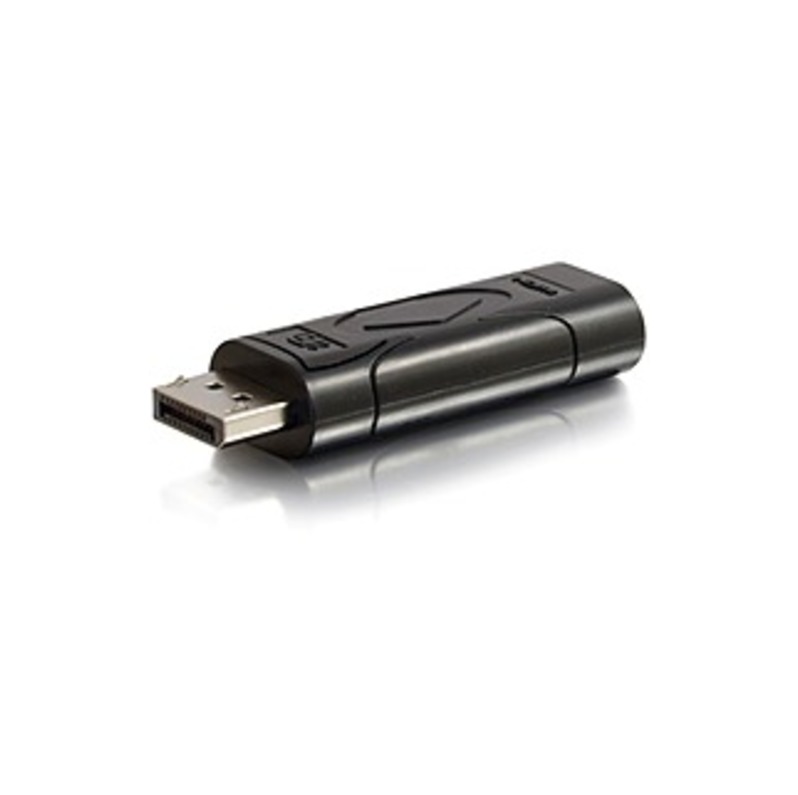 C2G DisplayPort to HDMI Adapter - DP to HDMI Converter - 1 x DisplayPort Male Digital Audio/Video - 1 x HDMI Female Digital Audio/Video - Nickel Conne