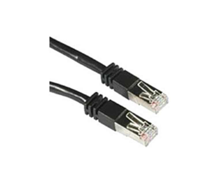 C2G-10ft Cat5e Molded Shielded (STP) Network Patch Cable - Black - Category 5e for Network Device - RJ-45 Male - RJ-45 Male - Shielded - 10ft - Black