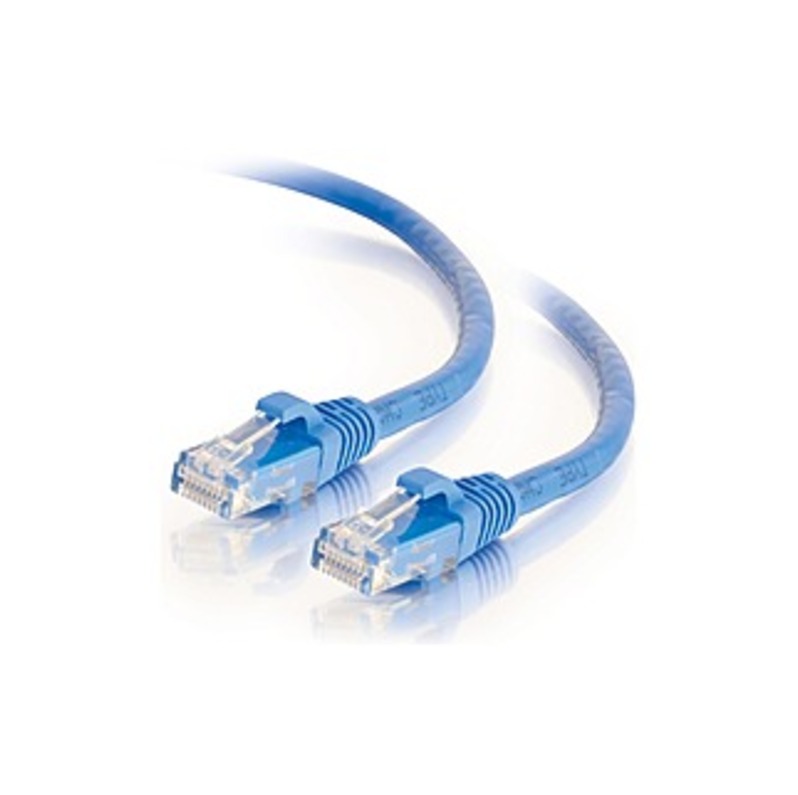 C2G 10ft Cat6 Snagless Unshielded (UTP) Network Patch Ethernet Cable - Blue - Category 6 for Network Device - RJ-45 Male - RJ-45 Male - 10ft - Blue