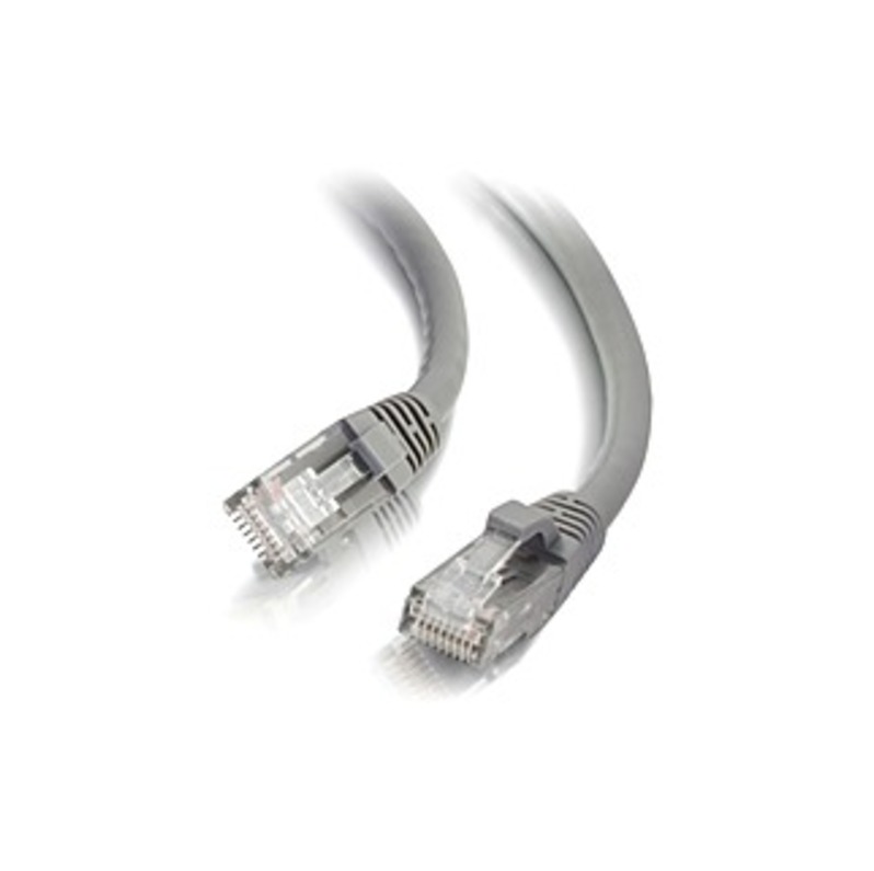 C2G 10ft Cat6 Snagless Unshielded (UTP) Network Patch Ethernet Cable - Gray - Category 6 for Network Device - RJ-45 Male - RJ-45 Male - 10ft - Gray