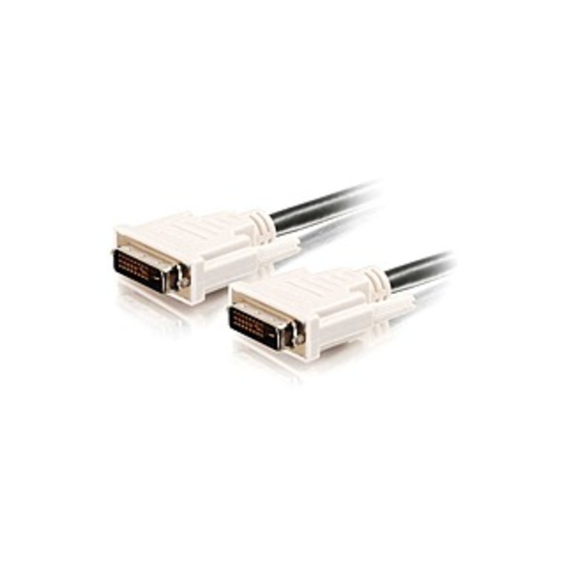 C2G 1m DVI-D Dual Link Digital Video Cable - DVI Cable - 3ft - Male - Male - 3.28ft - Black