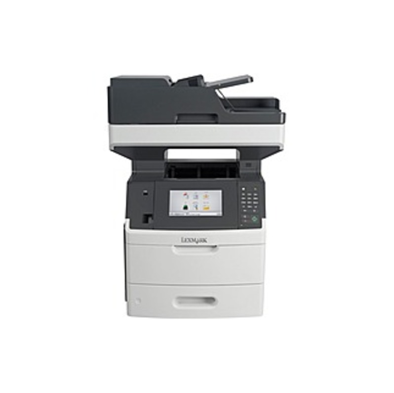 Lexmark MX710 MX710DE Laser Multifunction Printer - Monochrome - Copier/Fax/Printer/Scanner - 63 ppm Mono Print - 1200 x 1200 dpi Print - Automatic Du