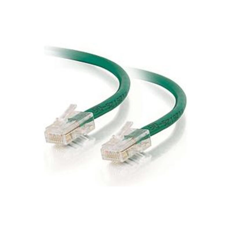 C2G-3ft Cat5e Non-Booted Unshielded (UTP) Network Patch Cable - Green - Category 5e for Network Device - RJ-45 Male - RJ-45 Male - 3ft - Green