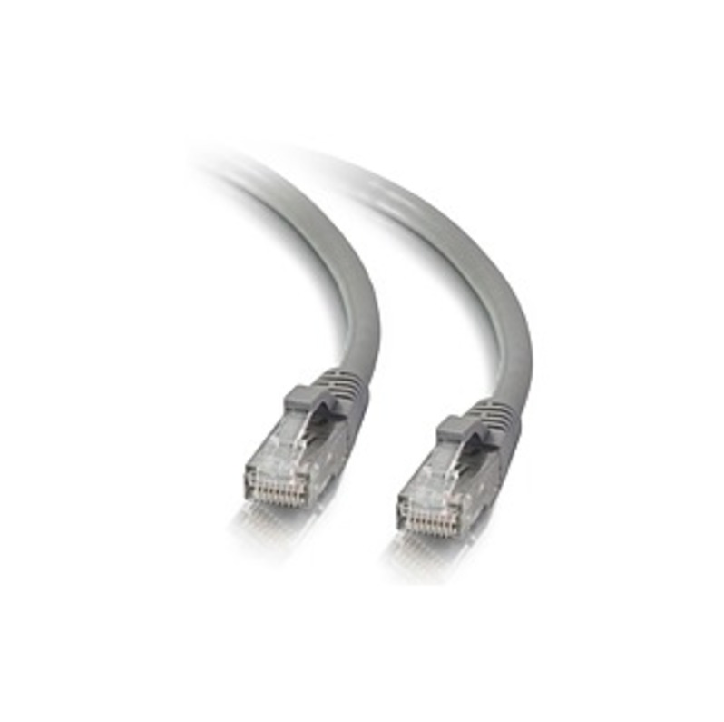 C2G 10ft Cat5e Snagless Unshielded (UTP) Network Patch Ethernet Cable-Gray - Category 5e for Network Device - RJ-45 Male - RJ-45 Male - 10ft - Gray