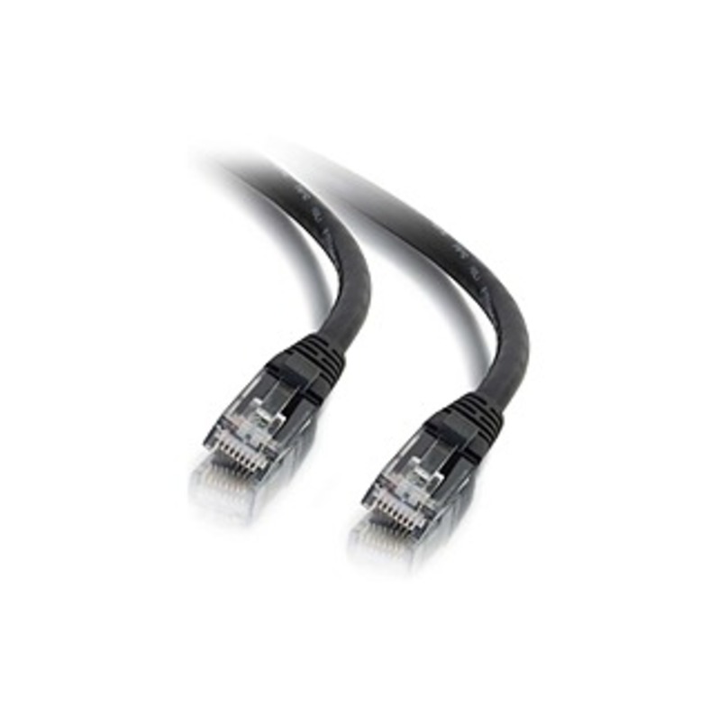 C2G 6ft Cat6 Snagless Unshielded (UTP) Network Patch Ethernet Cable - Black - Cat6 for Network Device - RJ-45 Male - RJ-45 Male - 6ft - Black