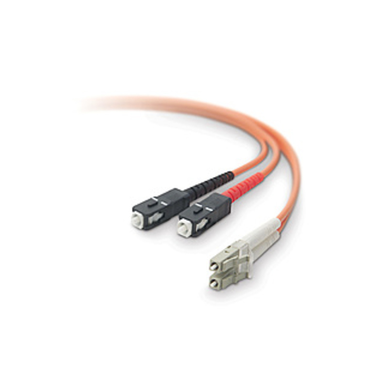 Belkin Duplex Fiber Optic Patch Cable - LC Male - SC Male - 16.4ft