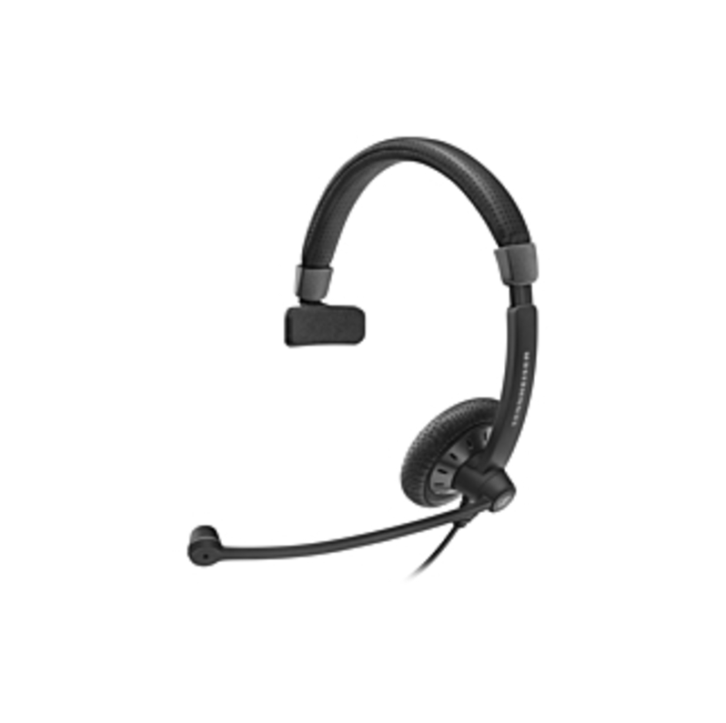 Sennheiser Culture Plus SC 45 Headset - Mono - Black - Mini-phone - Wired - 60 Hz - 16 kHz - Over-the-head - Monaural - Supra-aural - 3.67 ft Cable