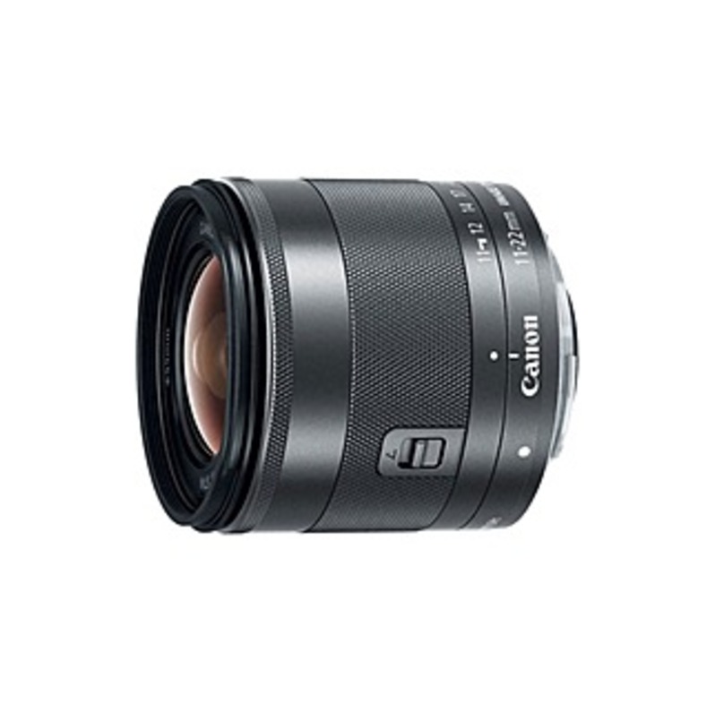 Canon - 11 mm to 22 mm - f/4 - 5.6 - Zoom Lens for Canon EF-M - Designed for Camera - 55 mm Attachment - 0.30x Magnification - 2x Optical Zoom - Optic