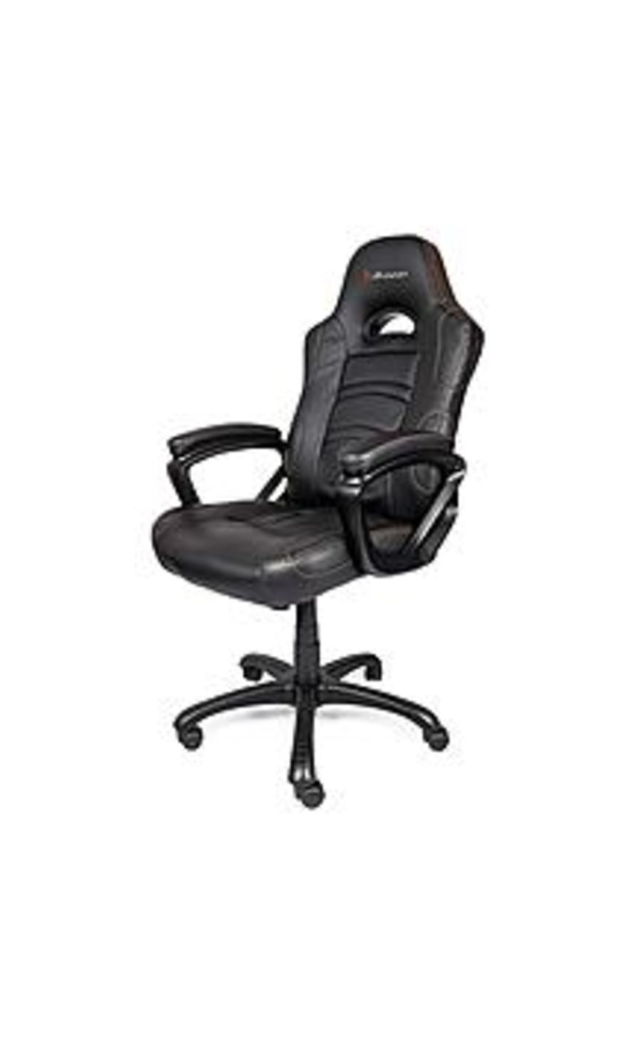 Arozzi Enzo Series ENZO-BK Gaming Racing Style Swivel Chair - Black