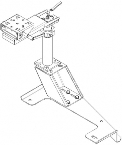 Havis PKG-PSM-168 2011-2019 Charger Standard Passenger Mount