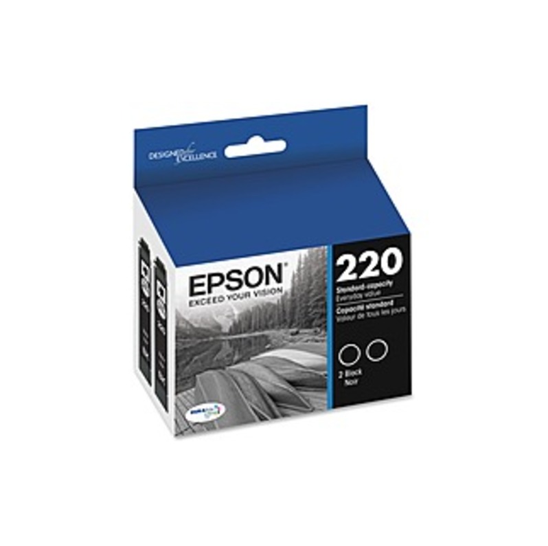 Epson DURABrite Ultra Ink T220 Original Ink Cartridge - Inkjet - Standard Yield - Black - 1 Each