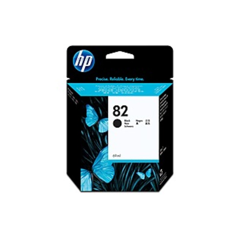 HP 82 Original Ink Cartridge - Single Pack - Inkjet - Black - 1 Each