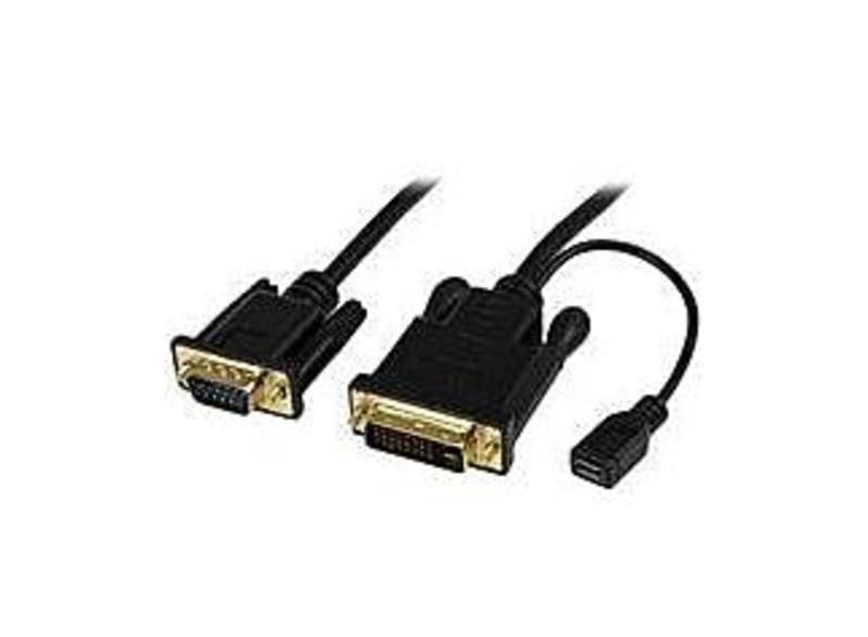 StarTech DVI2VGAMM6 6-Feet DVI to VGA Active Converter Cable - Black