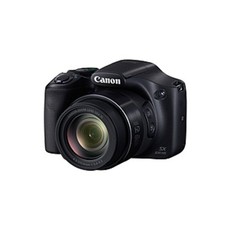 Canon PowerShot SX530 HS 16 Megapixel Compact Camera - Black - 3" LCD - 50x Optical Zoom - 4x Digital Zoom - Optical (IS) - 4608 x 3456 Image - 1920 x
