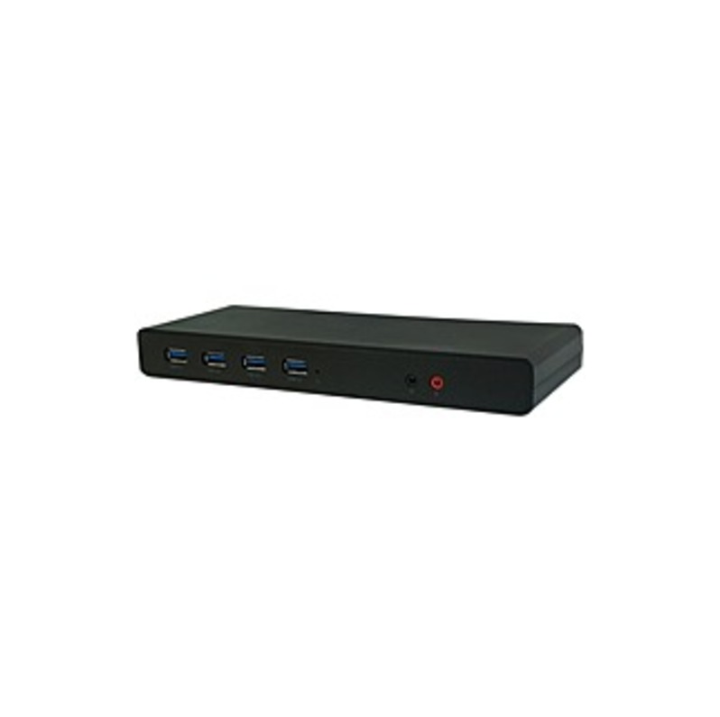 VisionTek VT4000 Universal Dual 4K USB Dock - for Notebook/Tablet PC/Desktop PC - USB Type C - 7 x USB Ports - 6 x USB 3.0 - Network (RJ-45) - HDMI -