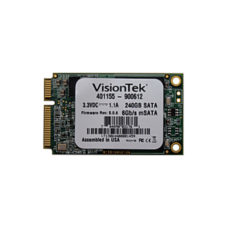 VisionTek 240GB mSATA SATA III Internal SSD - 540 MB/s Maximum Read Transfer Rate - 425 MB/s Maximum Write Transfer Rate