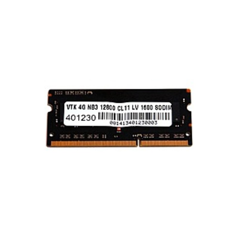 VisionTek 4GB DDR3L Low Voltage 1600 MHz (PC3-12800) CL11 SODIMM - Notebook - 4 GB (1 x 4 GB) - DDR3 SDRAM - 1600 MHz DDR3-1600/PC3-12800 - 1.35 V - N