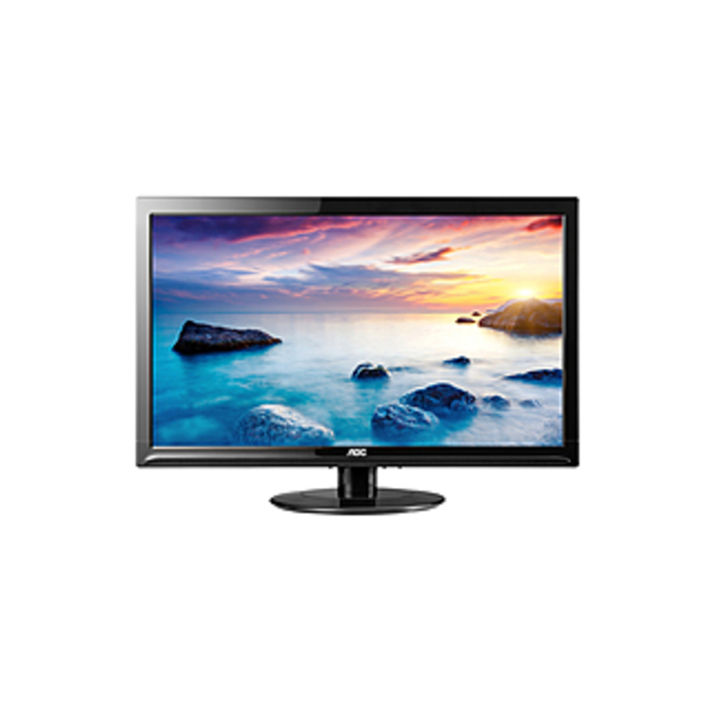 AOC e2425Swd 24" LED LCD Monitor - 16:9 - 5 ms - Adjustable Monitor Angle - 1920 x 1080 - 16.7 Million Colors - 250 Nit - 20,000,000:1 - Full HD - DVI