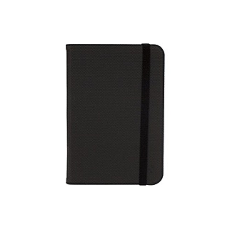 M-Edge Folio Plus Pro Keyboard/Cover Case (Folio) 8" iPad mini - Black - Microfiber Leather - 7.8" Height x 5" Width