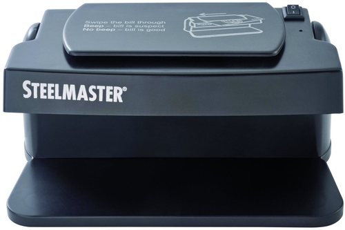 STEELMASTER 200SM Counterfeit Bill Detector with UV Light - Black