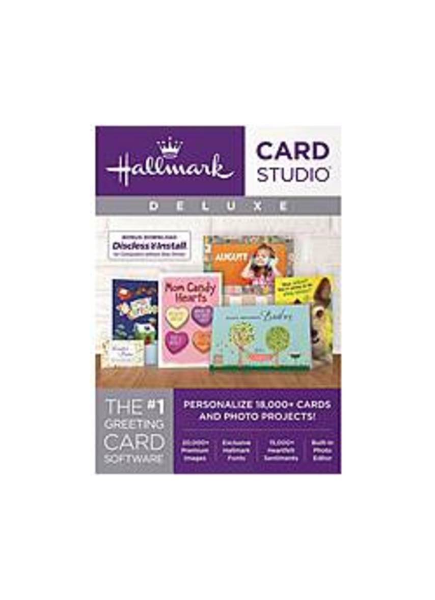 Hallmark 727298431278 Card Studio 2018 Deluxe Software - PC