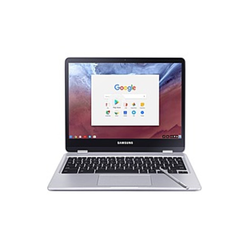 Samsung Chromebook Plus XE513C24-K01US 12.3" Touchscreen 2 in 1 Chromebook - 2400 x 1600 - RK3399 - 4 GB RAM - 32 GB Flash Memory - Platinum Silver -