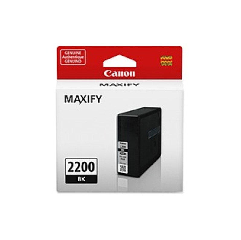 Canon PGI-2200 Original Ink Cartridge - Inkjet - Standard Yield - 1000 Pages - Black - 1 / Pack