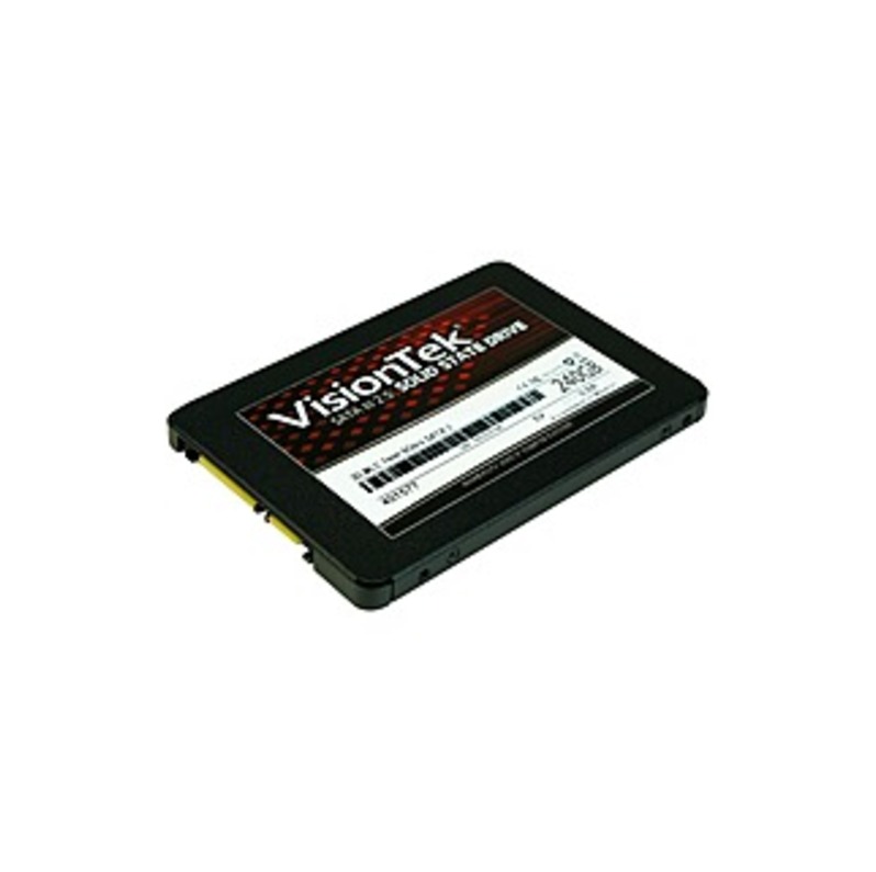 VisionTek 240GB 3D MLC 7mm 2.5" SSD - 550 MB/s Maximum Read Transfer Rate - 315 MB/s Maximum Write Transfer Rate