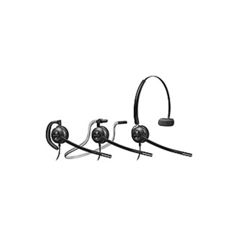 Plantronics EncorePro 540 Customer Service Headset - Mono - Wired - Over-the-ear, Over-the-head, Behind-the-neck - Monaural - Supra-aural - Noise Canc