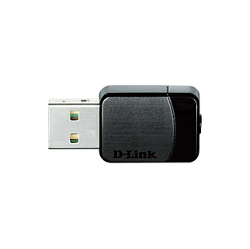 D-Link DWA-171 IEEE 802.11ac - Wi-Fi Adapter for Desktop Computer/Notebook - USB - 433 Mbit/s - 2.40 GHz ISM - 5 GHz UNII - External