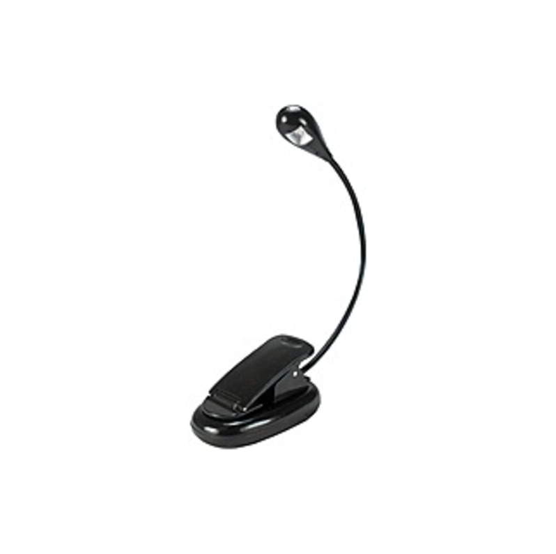 QVS Clip-On Go-Anywhere LED Light with Gooseneck - Silver