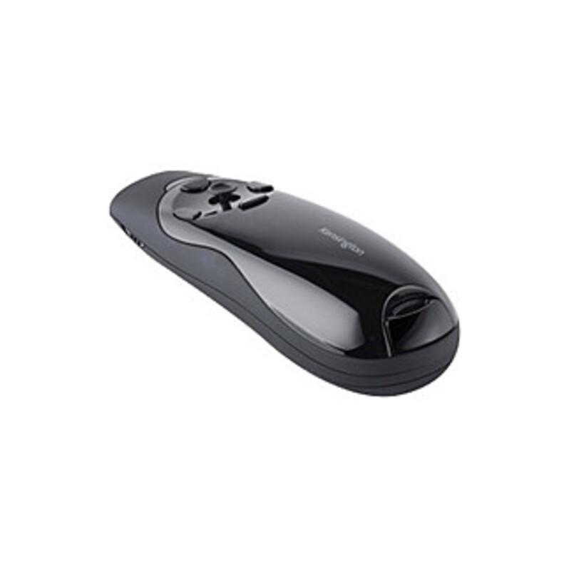 Kensington Presenter Expert Green Laser, Memory - Laser - Wireless - Radio Frequency - Black - USB