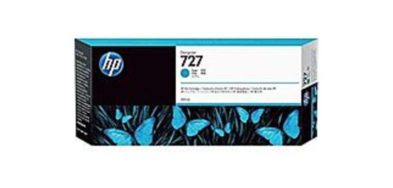 HP F9J76A 727 Ink Cartridge for DesignJet Printer - 2K Pages - Cyan