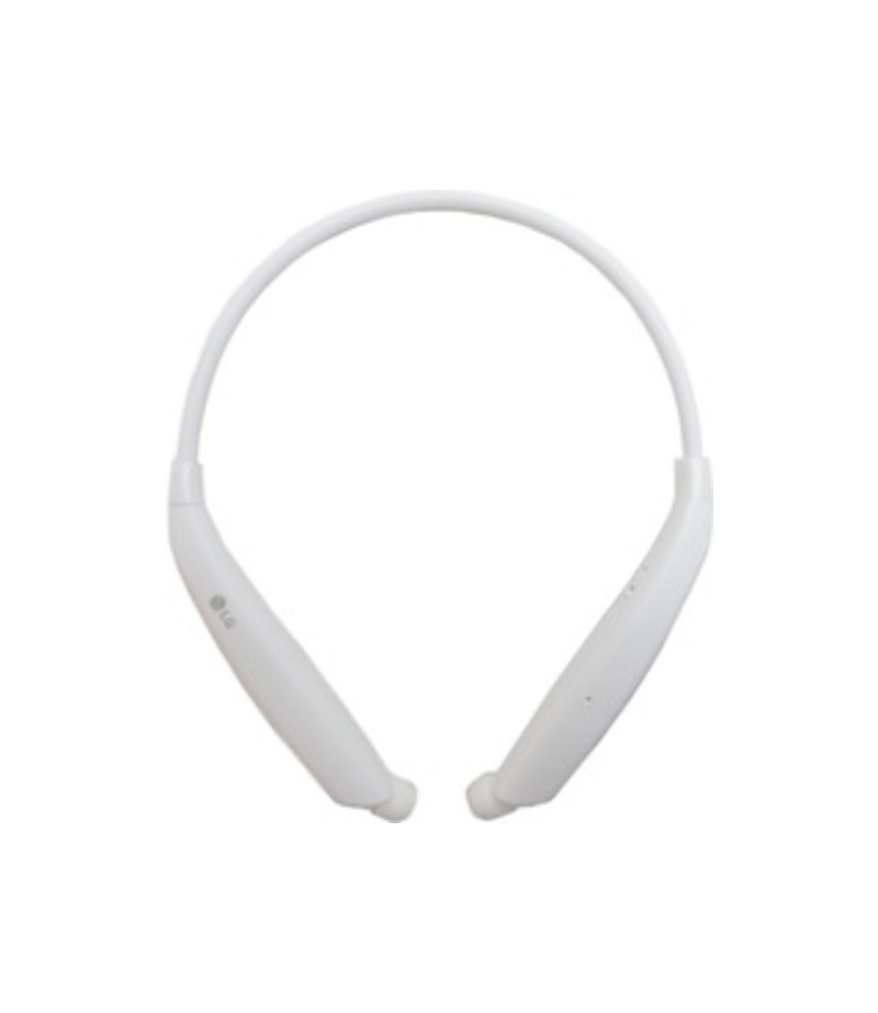 LG Tone Ultra Bluetooth Stereo Headset - Stereo - White - Wireless - Bluetooth - Earbud, Behind-the-neck - Binaural - In-ear