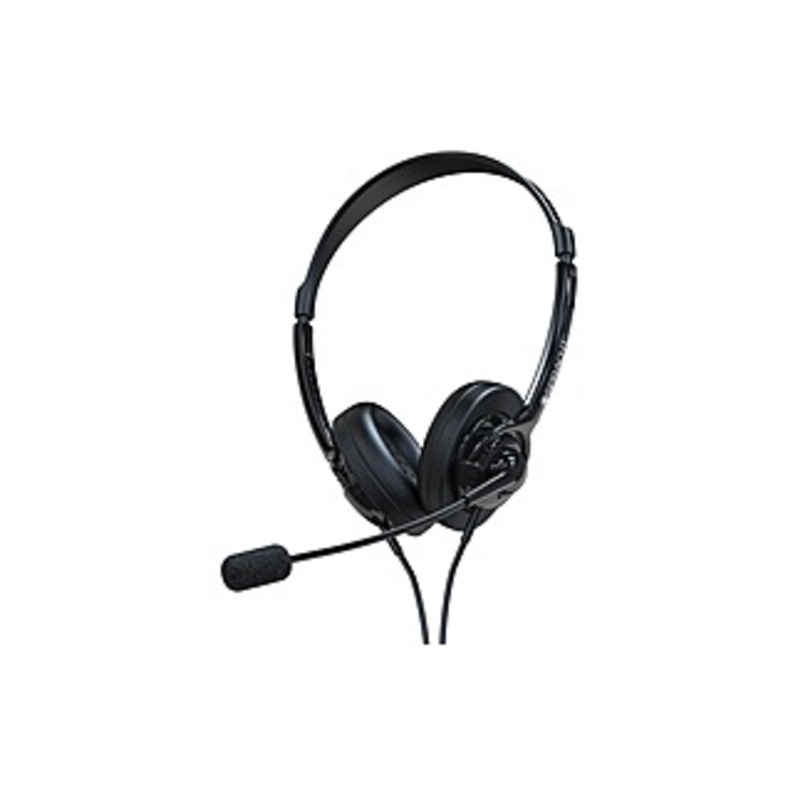 Spracht ZUM ZUM350B Headset - Stereo - Mini-phone, Sub-mini phone - Wired - Over-the-head - Binaural - Circumaural - Noise Cancelling Microphone