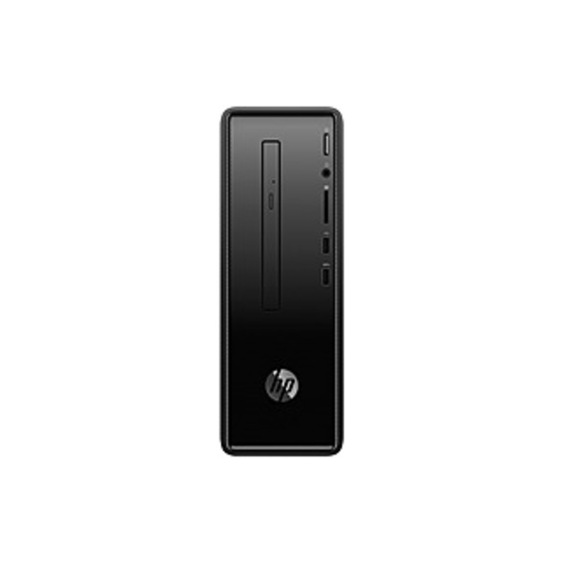 HP Slimline 290-a0000 290-a0011 Desktop Computer - A-Series A6-9225 - 4 GB RAM - 1 TB HDD - Slim PC - Dark Black - Windows 10 Home - AMD Radeon R4 Gra