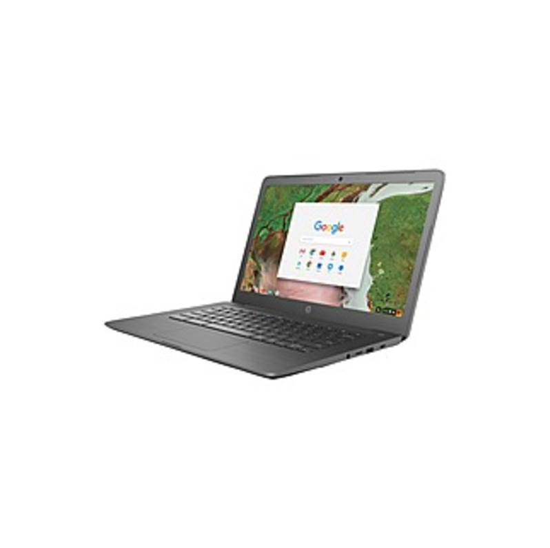 HP Chromebook 14-ca000 14-ca020nr 14" Chromebook - 1366 x 768 - Celeron N3350 - 4 GB RAM - 16 GB Flash Memory - Chrome OS - Intel HD Graphics 500 - Bl