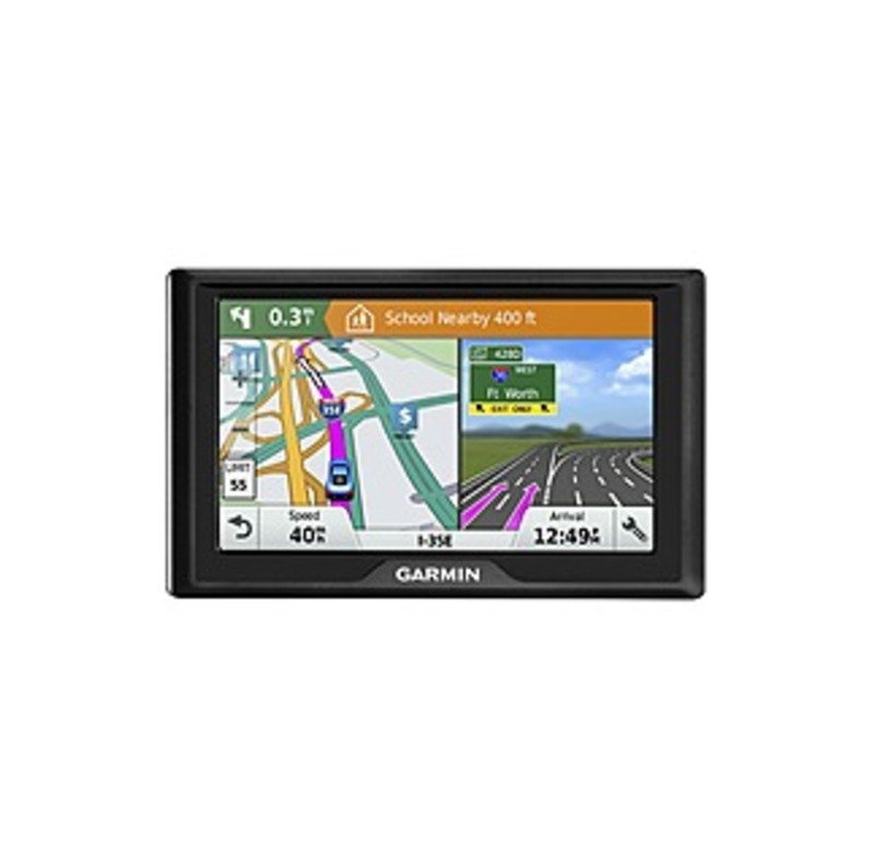 Garmin Drive 51 LM Automobile Portable GPS Navigator - Portable - 5" - Touchscreen - microSD - Lane Assist, Junction View - USB - 1 Hour - Preloaded M