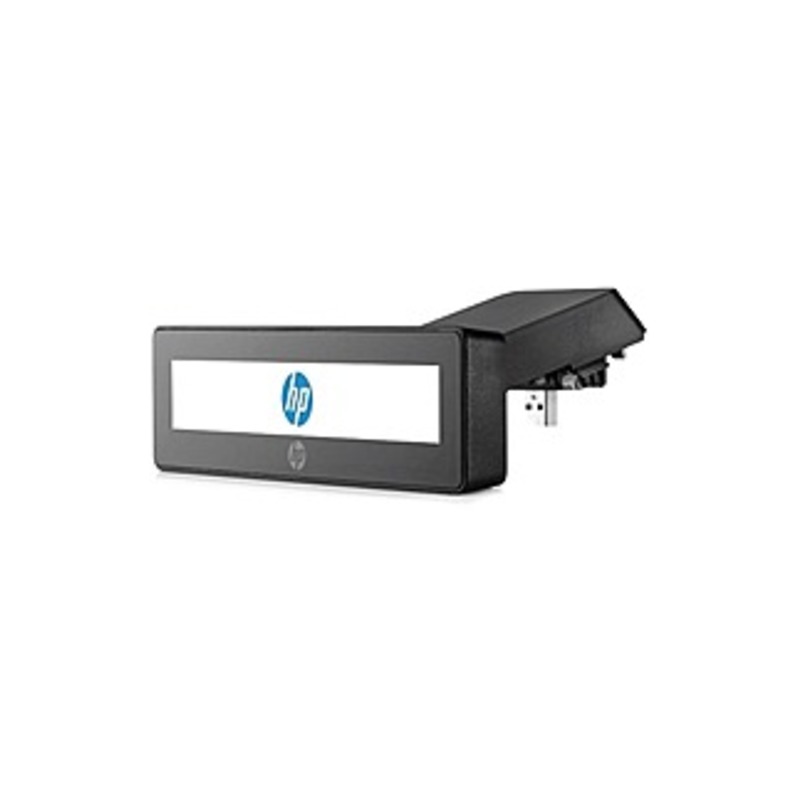 HP RP9 Integrated 2x20 Display Top w/Arm - LED - 20 x 2 - USB - Black