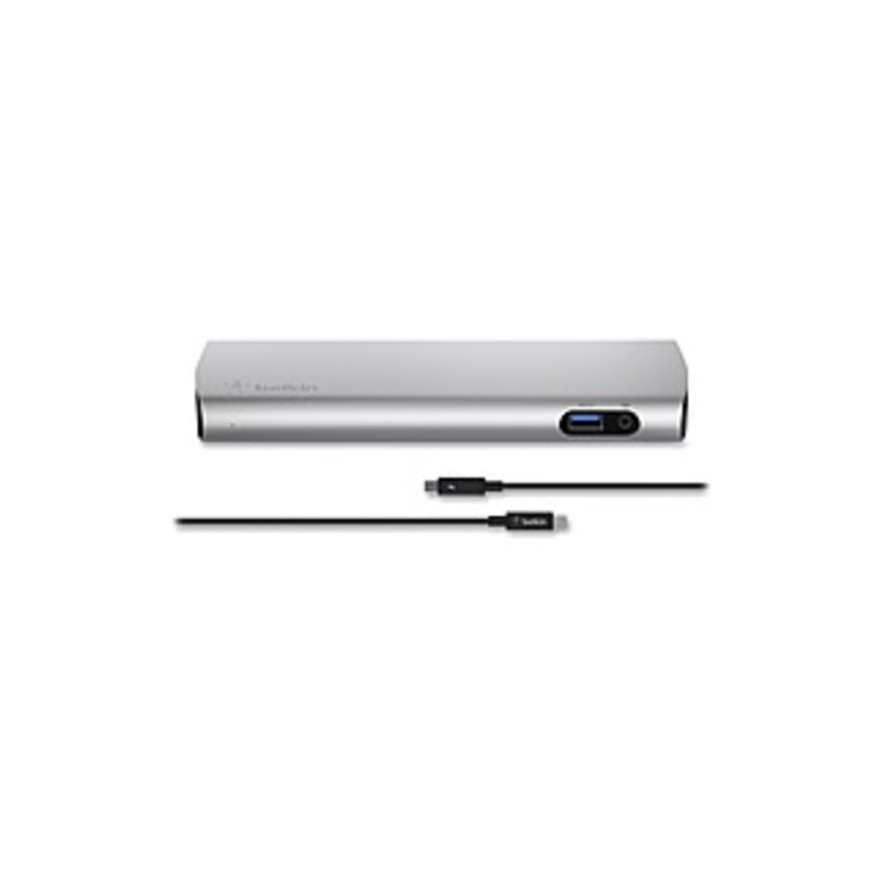 Belkin Thunderbolt 2 Express Dock HD - for Notebook/Desktop PC - Thunderbolt 2 - 3 x USB Ports - 3 x USB 3.0 - Network (RJ-45) - HDMI - Microphone - W